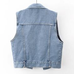 New Fashion Womens Denim Vests Waistcoats Korean Sleeveless Jean Jackets Outwear | eBay Sleeveless Jean Jackets, Womens Denim Vest, Denim Vests, Womens Denim, Outwear Jackets, Jean Jackets, New Fashion, Cotton Blend, Sewing