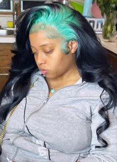 Ghost Roots Hair, Ghost Roots, Wig Colors Black Women, Wig Maker, Black Girls Hair, Hair Colors Ideas, Teenage Hairstyles, Hair Frontal, Natural Hair Bun Styles