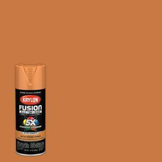 an orange paint can with the words krylon on it