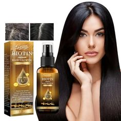 Hair Growth Products Biotin Fast Growing Hair Essential Oil Hair Loss Skin Nursing 30ml Fast Growing Hair, Essential Oil Hair, Breakage Hair, Accelerate Hair Growth, Natural Hair Growth Oil, Biotin Hair Growth, Biotin Hair, Growing Hair, Hair Growth Spray