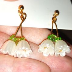 Brand New! Beautiful Duet Of Lily Of The Valley Flower Drop Earrings 18k Gold Plated 925 Sterling Silver Posts Make An Offer. All Reasonable Offers Will Be Accepted. Ask Me How To Get $4.99 Shipping Every Friday!! New To Poshmark, Use My Code To Get $10 Off Your First Purchase From Poshmark. My Code: Jss2004 Fast Shipping & 5 Star Service! Make An Offer. All Reasonable Offers Will Be Accepted. White Pearl Crystal Acrylic Resin Jewelry Jewels Jewel Gem Lounge Event Dance Casual Romantic Date Nigh Dainty White Dangle Flower Earrings, White Classic Flower Earrings For Anniversary, Classic White Flower Earrings For Anniversary, White Classic Flower Earrings For Pierced Ears, Classic White Flower Earrings For Pierced Ears, White Classic Flower Earrings, Classic White Flower Earrings, White Pierced Earrings As A Gift, White Pierced Earrings For Gift