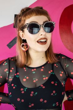 Forget about puppy dog eyes, grab a purrfect pair of silver studded cat-eye sunnies to keep you feline cool this summer! Cat Eye Sunnies, Sunglasses Silver, Puppy Dog Eyes, Cool Glasses, Dog Eyes, Clear Nails, Puppy Dog, Accessories Earrings, Cat Eye