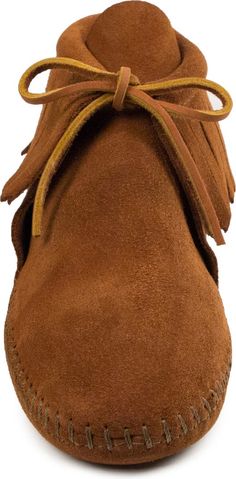 Minnetonka Classic Fringe Softsole Boot (Women) | Nordstrom Fall Suede Moccasins With Rubber Sole, Western Suede Moccasins For Fall, Western Style Suede Moccasins For Fall, Fall Suede Moccasins With Textured Sole, Western Suede Boots With Rubber Sole, Suede Moccasins With Round Toe For Fall, Suede Round Toe Moccasins For Fall, Suede Moccasins With Stitched Sole For Fall, Fall Suede Moccasins With Suede Lining