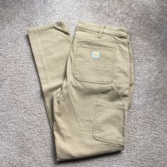 Slim Fit Skinny Legged, Carhart Women’s Pants, New With Tags Smoke-Free Pet Free Home. Please Ask Any Questions You Might Have. Womens Carhart, Carhartt Pants Outfit, Carhart Pants, Carhartt Outfits, Carhartt Cargo Pants, Flannel Lined Jeans, School Starts, Carhartt Womens, Carhartt Jeans