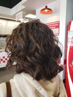 Short Haircuts For 2b Hair, Curly Haircut Ideas Short, Cute Short Wavy Haircuts, Short Wavy Haircuts Middle Part, Short Hair Perm Before And After, Butterfly Haircut Short Curly Hair, Hairstyles For Short Wavy Hair Natural, Wavy Perm Before And After, Short Wavy Hair Thick