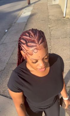 Short Box Braids Hairstyles, Black Ponytail Hairstyles, Feed In Braids Hairstyles, Quick Natural Hair Styles, Cute Braided Hairstyles, Braids Hairstyles Pictures, Braided Cornrow Hairstyles, Short Sassy Hair, Dyed Hair Inspiration