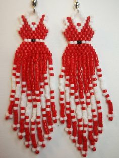 Thanksgiving Earrings, Native Beading, Earrings Patterns