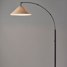 a lamp that is on top of a table