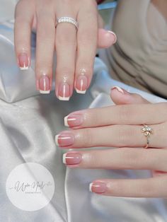 Nails Tay, Nails Box, Natural Looking Nails, Wedding Nails French, Pretty Toe Nails, Basic Nails, Work Nails, Soft Nails, Short Acrylic Nails Designs