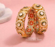 Pacheli Jewelry,Pure Silver Jewelry Indian ,polki bangles,Indian bangles,Indian Bridal,Indian Wedding Jewelry-SHABURIS jewelry Silver Jewelry Indian, Diamond Ornaments, Polki Bangles, Silver Market, Bridal Indian, Indian Bangles, Silver Jewellery Indian, Bangles Indian, Silver Collection