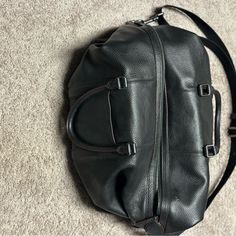 Coach Duffle Good Condition Used Twice - Beautiful And Well Cared For.. Coach Duffle, Leather Duffel Bag, Leather Duffel, Coach Leather, Duffel Bag, Classic Style, Leather, Black, Color