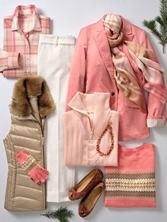 Talbots Outfits, Coral Outfit, Stylish Outfits For Women Over 50, Look Rose, Fashion Capsule Wardrobe, Pattern Dress Women, Shoes Outfit Fashion, Winter Outfit Inspiration, Fashion Capsule