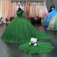 2024 Off Shoulder Pink Sweet 16 Quinceanera Dresses Lace Birthday Paty – MyChicDress Stage Green Quince Dress, Light Green Quinceanera Dresses, Quinceanera Green, Sage Green Quince, Sage Green Quinceanera Dresses, Green Ball Dress, Lavender Prom Dress Long, Green Quince Dress, Green Quinceanera Dresses