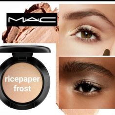 Mac Eyeshadow In Ricepaper Frost, New In Box, See Pictures Of Item. Discontinued Mac Makeup Eyeshadow, Makeup Mac, Mac Eyeshadow, Mac Makeup, Makeup Eyeshadow, Makeup Cosmetics, Mac Cosmetics, Womens Makeup, Mac