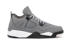 Nike Air Jordan 4 Retro PS Cool Grey BQ7669-007 Casual Gray Air Jordan 4 For Sports, Gray Air Jordan 4 Casual Sneakers, Gray Air Jordan 4 Casual Sports Shoes, Jordan 11 Women, Vapour Max Nike, Nike Air Jordan 4 Retro, Dunk Low Nike, Nike Sacai, Low Air Jordan 1