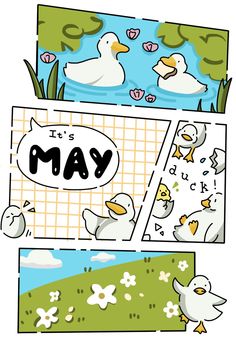 an image of ducks in the water with words that say it's my day