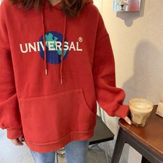 Red Cotton Sweatshirt For Winter, Trendy Red Hoodie With Letter Print, Red Relaxed Fit Sweatshirt For Winter, Red Relaxed Fit Hoodie With Letter Print, Casual Red Graphic Print Sweatshirt, Oversized Red Casual Hoodie, Red Oversized Casual Hoodie, Red Hooded Top With Letter Print, Red Hooded Tops With Letter Print