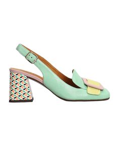 Chie Mihara Suzan Pumps In Green Leather | italist Green Leather, High Heel Shoes, Pumps, Green, Leather