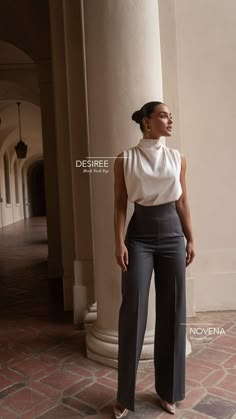 Fancy Buissnes Outfits, Elegant Business Casual Outfits For Women, Courthouse Outfits For Women, European Professional Outfits, Corporate Fits Women, Stylish Work Outfits Classy Chic, Heels Outfits Classy, First Job Outfits, Law Firm Outfits Women