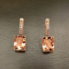 Natural Finely Faceted Quality Morganite Diamond Earrings 14k Gold 9.93 TCW Certified $5,950 018685This is a Unique Custom Made Glamorous Piece of Jewelry!Nothing says, “I Love you” more than Diamonds and Pearls!This pair of Morganite earrings has been Certified, Inspected, and Appraised by Gemological Appraisal LaboratoryGemological Appraisal Laboratory of America is a proud member of:- GIA Alumni Association- National Association of Jewelry Appraisers- International Consortium Gem-Testing Labo Classic Rose Gold Gemstone Earrings, Aaa Quality Diamond Earrings For Formal Events, Aaa Quality Diamond Earrings For Formal Occasions, Luxury Drop Earrings With Bail, Aaa Quality 14k Gold Earrings For Formal Occasions, Rose Gold Formal Earrings, Morganite Earrings, Diamonds And Pearls, Alumni Association