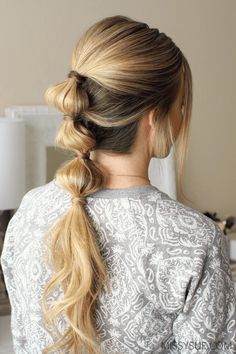 Perfect Ponytail, Bubble Ponytail, Second Day Hairstyles, Penteado Cabelo Curto, Teen Hairstyles, Ponytail Hairstyles