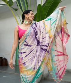 Beautiful printed saree for women, multi color saree blouse, chinon saree with lace border,designer party wear saree,trendy Bollywood saree  Saree Details :-  Saree Color : Multi color Saree Fabric : soft chinon with beautiful Print Saree Work : Beautiful Sequance and cording Embroidery Work lace border  Saree Length : 5.5 Meter. Blouse Details :- UN-Stitched Blouse Color : Matching Blouse Fabric : mono banglory Blouse Work : Plain Running  Blouse Length : 0.8 meter Blouse wear by model is just for modeling purpose only actual blouse may vary. Washing Care : Dry Clean only Made for : Women For more collection please visit : https://etsy.me/42iJXRw Occasion : Farewell, Traditional, Wedding, Reception, Engagement, Festive, Casual, Party, Functions, Gift etc. WE ALSO TAKE BULK ORDERS FOR WEDD Festive Multicolor Unstitched Pre-draped Saree, Bollywood Multicolor Pre-draped Saree For Navratri, Bollywood Style Multicolor Pre-draped Saree For Navratri, Designer Multicolor Pre-draped Saree, Bohemian Pre-draped Saree For Festivals, Multicolor Art Silk Pre-draped Saree, Festival Party Saree With Digital Print, Festive Multicolor Pre-draped Saree With Unstitched Blouse, Bohemian Multicolor Pre-draped Saree With Unstitched Blouse