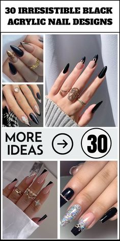 Nail Inspo Black