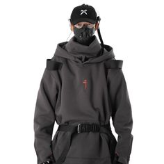 【吉業重工】プルオーバーフードスウェットシャツ - LUCHYテックウェア＆サバゲー専門店 Techwear Hoodie With Kangaroo Pocket, Streetwear Funnel Neck Hoodie With Adjustable Hood, Funnel Neck Hoodie With Adjustable Hood For Streetwear, Winter Techwear Hoodie With Kangaroo Pocket, Urban Funnel Neck Hoodie For Streetwear, Urban Hoodie With Funnel Neck For Streetwear, Streetwear Sweatshirt With Double-lined Hood And Funnel Neck, Streetwear Funnel Neck Sweatshirt With Double-lined Hood, Winter Techwear Hoodie With Drawstring Hood