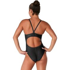 Speedo Women's Black Swimsuit One Piece Prolt Flyback Solid 6 / 32 Condition Is New Approximate Measurements Taken With The Garment Laying Flat Armpit To Armpit 12" (Unstretched) Waist 9.5" (Unstretched) Shoulder To Hem 22" Materials 78% Recycled Polyester, 22% Lycra / Elastane Closure Type Pull On Care Instructions Hand Wash Only Fabric: Speedo Eco Prolt (Durability From The Polyester / Stretch And Comfort From The Spandex) Block The Burn: Upf 50+ Protection Blocks Up To 98% Of The Sun’s Harmfu Black Swimwear With Back Closure, Black Sporty Backless Swimwear, Sporty Black Backless Swimwear, Black Sports Swimwear With Moderate Back Coverage, Black Sports Swimwear With Mesh Back, Black Sports Swimwear With Solid Back, Black Fitted Swimwear With Back Closure, Fitted Black Swimwear With Back Closure, Swimsuit One Piece