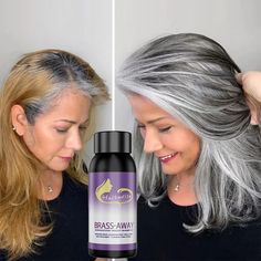 30ML Gray Color Fixing Hair Dye Shampoo Cover Gray Hair Fade Yellow After Bleach Hair Shampoo Blonde Hair Designs, Cover Gray Hair, Bleach Hair, Silver White Hair, Grey Hair Over 50, Hair Dye Shampoo, Shampoo For Gray Hair, Grey Hair Dye, Grey Curly Hair