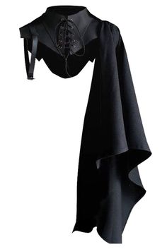 PRICES MAY VARY. Include:1 pcs shawl Material:Polyester + Faux leather,with high quality Men Woman Medieval Half Cape Steampunk Gothic Shawl Halloween Cosplay Costume Accessories Machine wash or hand wash Occasions:Halloween, Christmas, Comic con, Dress-up party, Themed party, Stage Performances, Ball, Masquerade, Anime Expo ,Casual and so on. Black Cloak, Cape Costume, Medieval Armor, Stil Inspiration, Fantasy Clothing, Fantasy Fashion, Rave Outfits, Character Outfits, Mode Inspiration