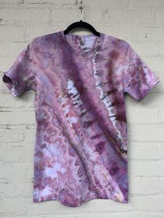 Adult Unisex Small Black Cherry Tie-Dye T-Shirt | Etsy Acid Wash Cotton T-shirt With Natural Dye, Short Sleeve Cotton T-shirt With Natural Dye, Tie Dye Crew Neck Top With Natural Dye, Relaxed Fit Tie-dye T-shirt With Natural Dye, Pink Bleached Short Sleeve T-shirt, Pre-washed Tie Dye T-shirt For Summer, Acid Wash Hand Dyed Relaxed Fit T-shirt, Relaxed Fit Hand Dyed T-shirt With Crew Neck, Acid Wash Hand-dyed Relaxed Fit T-shirt