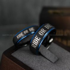 IMG_5074 Customizable Black Promise Jewelry, Customizable Black Wedding Jewelry, Adjustable Black Couple Rings For Promise, Black Engraved Promise Ring, Customizable Black Rings For Gifts, Black Adjustable Engraved Promise Ring, Wedding Bands Black, Wedding Rings Black, Black Wedding Bands