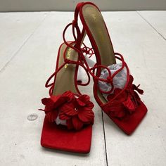 Fashion Nova Red Charlotte Wrap Up Heels Women's Size 8.5 New New Condition See All Pics Ls289/23shoesb23kh27 Red Round Toe Heels For Spring, Spring Red Round Toe Heels, Red Lace-up Party Sandals, Summer Lace-up Heels With Red Sole, Red Lace-up Heels For Summer, Red Lace-up Sandals For Spring, Red Lace-up Sandals For Party, Spring Closed Toe Heels With Red Sole, Spring Synthetic Heels With Red Sole