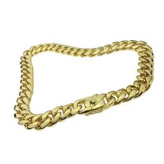 Men's 20" long x 18mm wide Cuban choker. 24k gold plated over solid stainless steel. Chunky cuban chain weighs well over 290 grams - has a premium feel. Stylish, strong and secure box lock clasp. Take your game to the next level with this solid stainless steel chain necklace. 100% FREE SHIPPING in USA. Order now! Gold Chain Cuban Link Bracelet In Stainless Steel, Cuban Link Bracelet In Stainless Steel With Gold Chain, Gold Cuban Link Chunky Chain Bracelet, Gold Cuban Link Bracelet With Chunky Chain, Stainless Steel Cuban Link Bracelet With Gold Chain, Gold Stainless Steel Cuban Link Necklace, Gold Cuban Link Stainless Steel Chain Necklace, Gold Cuban Link Chain Necklace, Gold Stainless Steel Cuban Link Chain Necklace