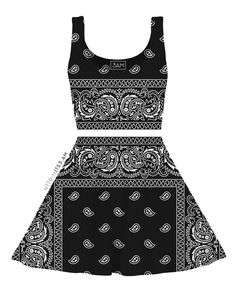 ABOUT ME Bandana Skater Skirt Set: 100% Polyester Made in China. CARE INSTRUCTIONS Machine wash cold. Hang to dry… Fitted Casual Festival Sets, Casual Fitted Festival Sets, Fitted Casual Sets For Festivals, Trendy Cotton Bandana Print Tops, Trendy Cotton Tops With Bandana Print, Trendy Graphic Print Summer Sets, Black Cotton Sets With All Over Print, Trendy Summer Sets With Graphic Print, Black Cotton Set With All Over Print