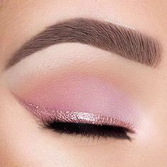 Rosa Make-up, Makeup Tips For Brown Eyes, Makeup Cantik, Pink Eyeliner, Maquillage On Fleek, Makeup Tip, Rose Gold Makeup