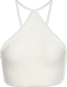 White Halter Neck Camisole With Built-in Bra, White Halter Top With Built-in Bra For Spring, Chic White Cami Tank Top, White Stretch Cami Halter Top, White Stretch Halter Cami Top, Trendy White Tank Camisole, White Halter Neck Camisole, White Halter Neck Casual Camisole, White Halter Neck Camisole Casual Style