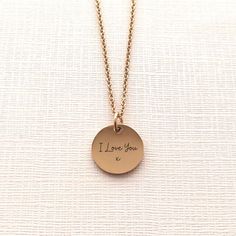 Remind someone of how much you care with this Personalised Message Disc Necklace! This makes the perfect gift for your partner, mother, friend or anyone else you know who'd love to be able to wear a special message, wherever they go. Engrave it with: - A little note that you know will put a smile on their face - A short, heartfelt reminder that you love them - An inside joke that is between you & them - A message that lets them know you will always be there for them - Or anything else you can think of! Each necklace holds up to 4 discs & you can engrave each one with something different. Just tell us if you'd prefer your necklace in silver, gold or rose gold & the message you'd like on each disc so we can engrave them in our small workshop before polishing & assembling your finished neckla You Are My Sunshine Necklace, Inspirational Personalized Jewelry Gift, Inspirational Personalized Jewelry As Gift, Personalized Adjustable Necklace For Best Friend, Meaningful Adjustable Necklace For Best Friend, Inspirational Jewelry For Mother's Day Anniversary, Inspirational Jewelry For Anniversary Gift On Valentine's Day, Adjustable Meaningful Necklace For Best Friend, Inspirational Jewelry For Anniversary And Mother's Day