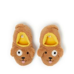 With extra slip-resistant outsoles, these easy on/off slippers are the perfect picks for play time. Each slipper is fitted with a multi-density cushioned insole and topped with memory foam for a cloud-like feeling on your little one’s feet. With an indoor/outdoor outsole, the bottom of these clog slippers is durable for constant slip-resistant support no matter where the day leads. IMPORTANT SIZING INFO: Our Critter Slippers tend to run small. To ensure the perfect fit, please check our size cha Playful Non-slip Closed Toe Slippers, Foam Slip-on Slippers For Indoor Use, Non-slip Foam Flat Slippers, Comfy Non-slip Flat Slippers, Non-slip Foam Slip-on Slippers, Non-slip Flat Slippers For Indoor Use, Comfortable Slippers With Soft Sole, Comfortable Synthetic Slippers With Soft Sole, Cute Synthetic Slippers With Soft Sole