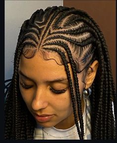 Afro Braids, Braid Inspiration, Fulani Braids, Hairdos For Curly Hair, Braids With Curls, Natural Hair Styles Easy, Different Hairstyles, Hair Health