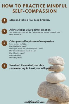 How to Learn to Treat Yourself with Self-Compassion - Exercise #3 - How to Practice Mindful Self-Compassion - Use it when you're tempted to beat yourself up over a failure or disappointment #selfcompassion #selfcompassionexercises #selfcompassionquotes #freeprintable #freeworksheet #mindfulselfcompassion #meditation #midliferambler Mindful Self Compassion, Meditation Studio, Mindfulness Techniques, Mindfulness Exercises, Counseling Resources, Beauty Tricks, Coaching Tools, 2023 Vision