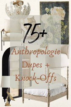 Anthropologie has the most eclectic, whimsical and dreamy style that continues to enchant us all year after year. In this post I’ve linked 75 Anthropologie Home dupes so you can get the Anthro look while staying in budget! Check out this whimsical collection of affordable chairs, sofas, tables and home items! Vintage Floral Nursery, Anthropologie Art, Anthropologie Mirror, Anthropologie Kitchen, Anthropologie Home