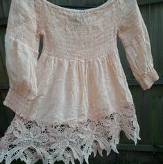 Soft Pink Cold Shoulder Shirt, Stretchy Can Fit Small Medium. Unique And Cute Got It At A Random Clothing Store In San Juan Puerto Rico, Made In Egypt. Never Worn Just A Bit Wrinkled From Storage Casual Summer Lace Top For Daywear, Casual Lace Top For Summer Daywear, Summer Stretch Tops With Long Sleeves, Summer Stretch Top With Long Sleeves, Feminine Cotton Lace Top For Day Out, Casual Cotton Lace Top For Day Out, Spring Casual Lace Top For Day Out, Casual Lace Top For Spring Day Out, Casual Cotton Lace Top For Spring