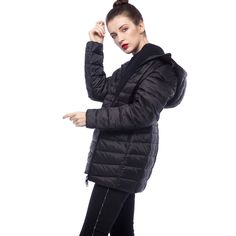 This Rokka&Rolla Women's Hooded Water-Resistant Lightweight Packable Long Coat Puffer Jacket is at mid-length which is great for casual, everyday wear. What makes this women's lightweight puffer jacket unique is because of its packable and foldable feature into a travel-sized pouch while still remaining compact. With a water-resistant DWR finish, it allows you to stay dry at all times when partaking in outdoor activities. The women's bubble coat is heat insulated to keep you staying warm and coz Nylon Windbreaker For Cold Weather In Fall, Windproof Hooded Jacket For Cold Weather In Fall, Windproof Windbreaker For Cold Weather In Fall, Fall Windproof Hooded Jacket For Cold Weather, Casual Puffer Windbreaker For Cold Weather, Puffer Outerwear For Outdoor Activities In Fall, Urban Nylon Puffer Jacket For Spring, Nylon Hooded Jacket For Cold Weather In Fall, Fall Outdoor Windproof Puffer Jacket