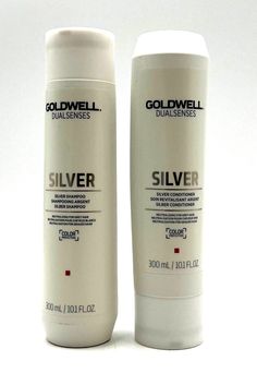 Goldwell Silver Shampoo & Conditioner For Grey Hair 10.1 oz Duo Silver Shampoo, Shampoo Conditioner, Grey Hair, Shampoo And Conditioner, Health And Beauty, Hair Care, Conditioner, Gift Card, Things To Sell