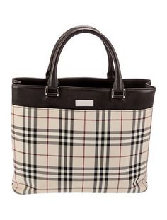 Burberry ToteNeutrals CanvasPlaid PrintSilver-Tone HardwareLeather TrimRolled HandlesLeather Trim EmbellishmentLogo Jacquard Lining & Four Interior PocketsOpen Top Burberry Check Tote Bag, Loewe Bag, Sweater Boots, Saint Laurent Bag, Bag Handle, Christian Louboutin Shoes, Sweater Accessories, Shop Necklaces, Gucci Bag