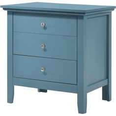 PRICES MAY VARY. Finish: Teal Furniture comes fully assembled Dove tailed Drawers Nickel Hardware Many Colors To Choose From Contemporary Drawer Glides Manufactured Wood Base Manufactured Wood Top Crib Desk, Tall Nightstands, Luxury Bedroom Furniture, Bedroom Pink, Fireplace Entertainment, Toddler Bedroom, Bedroom Armoire, 3 Drawer Nightstand, Wooden Nightstand