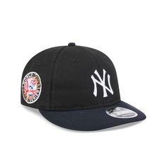 The New York Yankees Thunder Crown Retro Crown 9FIFTY Snapback features an embroidered Yankees logo at the front panels with a 1949 World Series patch at the right-wear side, a gray undervisor, and a snapback closure at the rear. Six-panel Fitted Hat With Logo Patch For Sports Events, Sports Baseball Cap With Logo Patch, Six-panel, Six-panel Baseball Cap With Logo For Sports Events, Navy Baseball Cap With Logo Patch For Sports, Classic Snapback Hat With Logo Patch For Baseball Season, Navy Six-panel Baseball Cap With Logo Patch, Classic Hat With Logo Patch For Baseball Season, Classic Snapback Hat With Logo Patch, Sports Logo Patch Six-panel Snapback Hat