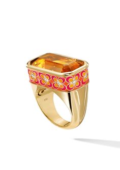 The Bon Vivant – Cast Smart Jewelry, Contemporary Ring, Casting Jewelry, 18k Gold Ring, Italian Designer, Put A Ring On It, Turquoise Jewelry, Emerald Cut, Luxury Jewelry